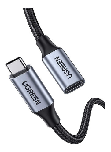 Cabo De Extensão Rápido 100w Macho Fêmea Usb-c Resistente