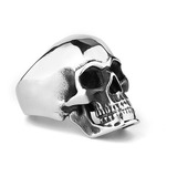 Anillo Cráneo Calaveras Skull Gótico Acero Inoxidable Hombre