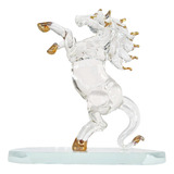 Figura Caballo De Vidrio Decoración Hogar Regalo Oficina