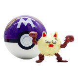 Figura De Pimeape Con Pokebola - Pokémon - 4.5 Cm