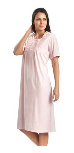 Camisa De Dormir Mujer Verano Manga Corta