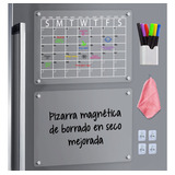 Agenda Y Pizarra Organizador Sencillo De Refrigerador Cocina