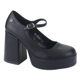 Zapato Chalada Mujer Dream-7 Negro Casual