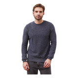 Blusa De Frio Suéter Masculino Tricot Gola Redonda