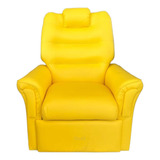 Sillon Poltrona Reclinable Stock Disponible Color Amarillo 