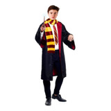 Harry Potter Disfraz Cosplay Niños Capa Corbata Bufanda Varita Y Lentes (no Incluye Logos) Precio Super Oferta