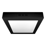 Panel Led Sobrepuesto Cuadrado 24w 3000k 300x300mm Negro