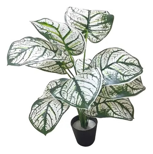 Planta Artificial Decorativa Aristada Blanca De 35cm