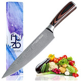 Abzuui Cuchillo De Chef Profesional De Acero Inoxidable Alem