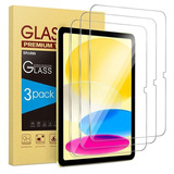  (3 Piezas) Mica Cristal Templado iPad 10 Generación 10.9 In