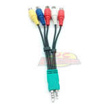 Cable Plug 3.5 + 2.5 /4 Contact A 5 Rca Rgb A/v Samsung