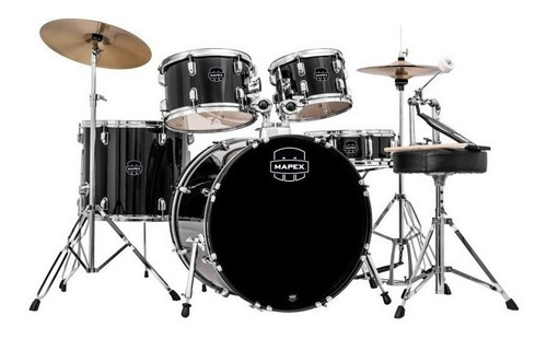 Batería 5 Cpos Mapex Prodigy + Fierros + Platos + Banqueta