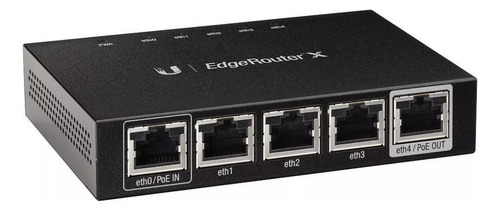 Router Ubiquiti Edgerouter X Er-x Negro 110v/220v