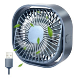 ~? Pequeño Ventilador De Escritorio Usb, Viento Silencioso D