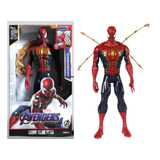 Muñeco Iron Spider Spiderman - Luz Y Sonido - Grande 30 Cm