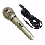 Microfone Mxt Mud-515 Dinâmico  Unidirecional Champanhe