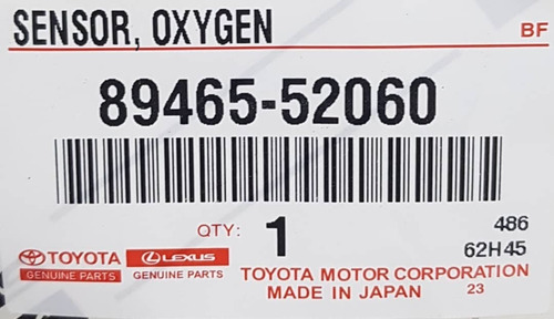 Sensor Oxgeno N2 Toyota Yaris 2001-2005 Foto 4