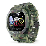 Smartwatch Militar Preto Verde