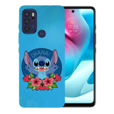 Funda De Mujer Stitch Motorola Moto G60s Case + Mica De Rega