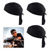 3 Pañoletas Bandana Para Moto Deportes Gorro Pirata Ciclismo