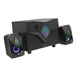 Subwoofer Monster Games Burst 2.1 3.5mm + Puerto Usb