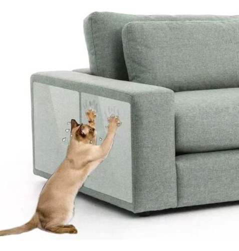 Cinta Anti Arañazos Protector Muebles Para Gatos 3 Und 25x35