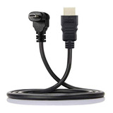 Cable Hdtv En Ángulo De 90 Grados Micro Hdmi A Hdmi Macho Pa