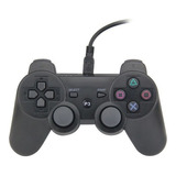 Controle Compatível Ps3 Wired Com Fio Doubleshock 3 Cor Preto