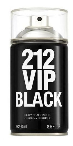 Body Splash 212 Vip Black 250ml Original