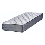 Colchon Suavestar Superstar 90x190 Resortes + Almohada Color Gris Combinado