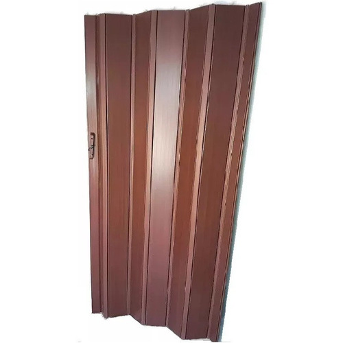 Puerta Plegadiza 0,74 X 2 Pvc Reforzada 10mm Con Traba Stock