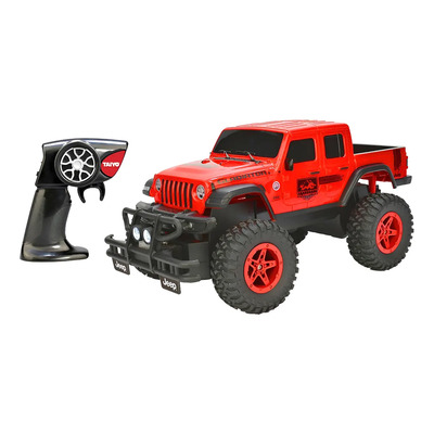 Carro Jeep Gladiator Escala 1:16 R\u002Fc Control Remoto - Taiyo Color Rojo Personaje Jeep Gladiador | Meses sin interés