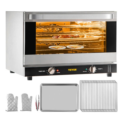 Vevor Horno De Convección Comercial 58cm 1600w Tostadora | Envío gratis