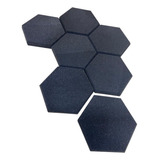 Espuma Acústica Hexagonal 30cm X 3,5cm Lisa Kit C /10 Placas