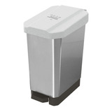 Caneca-papelera Estrabins Pedal 44l Blanco-reciclable Aprove