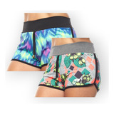 Kit 6 Short Curtinho Suplex Academia Praia Verão Plus Size