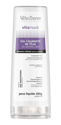 Mascara Gel Calmante De Tilia Vita Derm