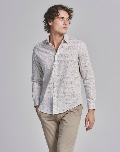 Camisa Candide, Slim Fit, Hombre, Algodón, Fantasia, Equus