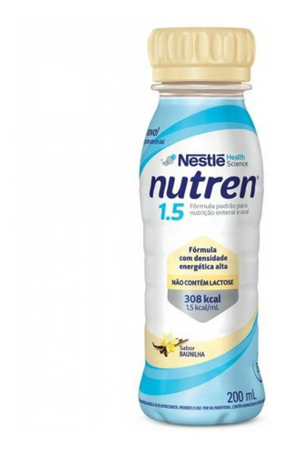 Nutren 1.5 - Nestlé - Kit 30 Unidades - Baunilha