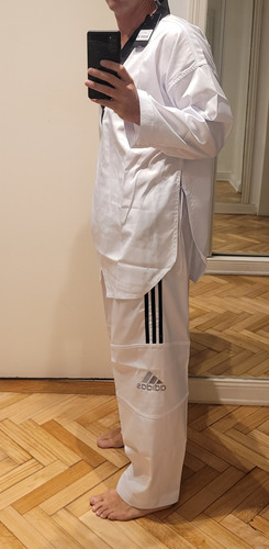 Dobok adidas - Adi-zero Logo Plata