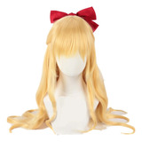 Peluca De Pelo Sailor Venus Sailor Minako Aino Hair Rubia