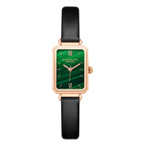 Reloj Cuadrado Pequeño Retro Para Mujer, Simple Y Elegante,