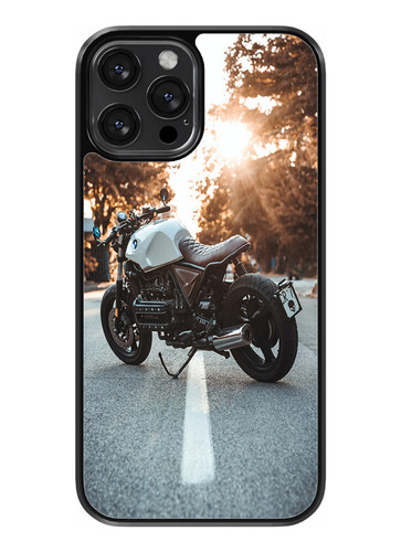 Funda Diseño Para Motorola Motos Café Racer #2