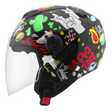 Super Lançamento Capacete Custom Stencil New Atomic Universe