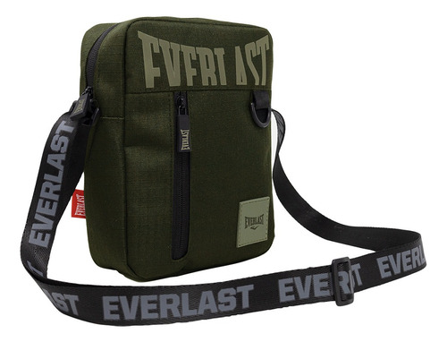 Bolso Deportivo X-body Everlast Color Verde Musgo Liso