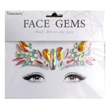 Adesivos Faciais De Strass Para Meninas Diamond Forehead Sti