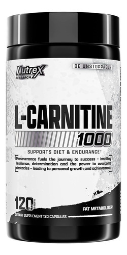 Carnitina Nutrex Lipo 6 120 Caps (60 Srvs) Sf Cn Sabor Sin Sabor