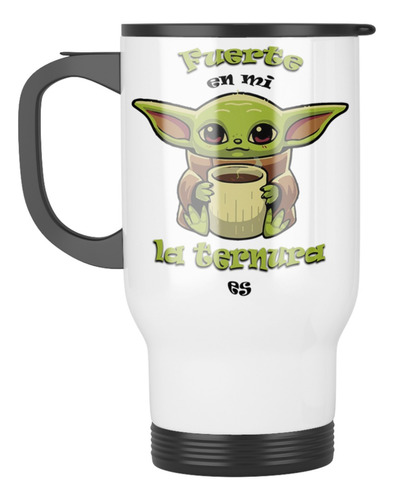 Taza Mug Termica Baby Yoda Grogu Personalizable