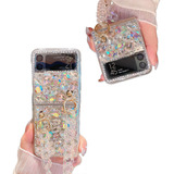 Correa Funda Glitter Case Para Samsung Galaxy Z Flip 4