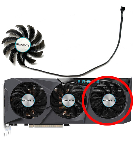 Ventilador De Refrigeración Para Gigabyte Rtx 3070 8gb Eagle